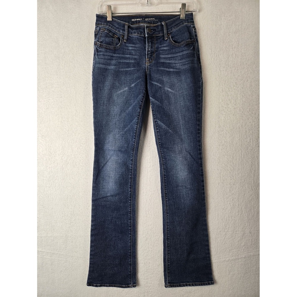 Old Navy Original Size 0 Womens Mid Rise Bootcut Blue Denim Jeans